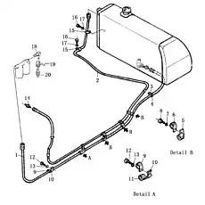 clamp - Блок «Топливопровод»  (номер на схеме: 4)