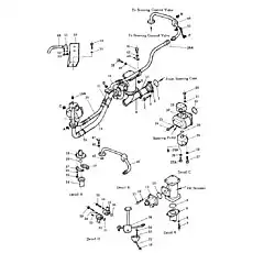 bolt - Блок «Трубопровод рулевого управления»  (номер на схеме: 7)