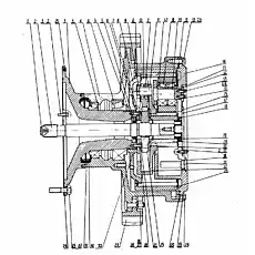 Болт М12 X 35 - Блок «Конечная передача»  (номер на схеме: 1)