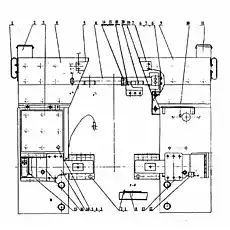 Аккумуляторный ящик - Блок «0Т08000 Кривая плита в сборе, левая и правая»  (номер на схеме: 3)