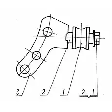 Шайба 12-140HV - Блок «0T03241 Суппорт левый»  (номер на схеме: 2)