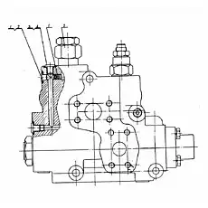 Шайба 10 - Блок «0Т13034 Вводный клапан в сборе»  (номер на схеме: 6)