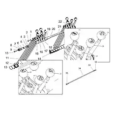 Shaft Sleeve - Блок «MG19702000 Группа управления клапанами - Инструмент»  (номер на схеме: 6)