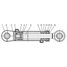 Piston Rod - Блок «W42029000 Цилиндр наклона лезвия»  (номер на схеме: 8)