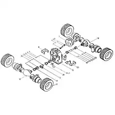 Rear driving shaft - Блок «Система коробки передач»  (номер на схеме: 18)