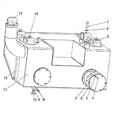 Fuel tank assembly (PEC) - Блок «ТОПЛИВНЫЙ БАК В СБОРЕ»  (номер на схеме: 11)