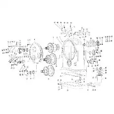 Gear control valve - Блок «Коробка передач»  (номер на схеме: 54)