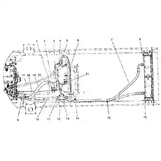 Oil filter Bracket - Блок «Гидравлическая система коробки передач»  (номер на схеме: 13)