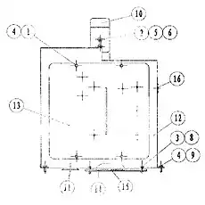 WASHER 6 - Блок «Вспомогательный клапан рамы в сборе (G)»  (номер на схеме: 6)
