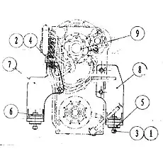 BOLT M20X45 - Блок «Система ящика коробки передач»  (номер на схеме: 2)