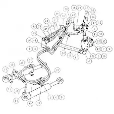 NUT M10 - Блок «Гидравлическая система рулевого управления»  (номер на схеме: 6)