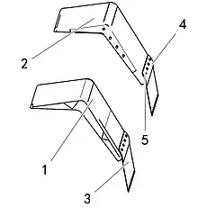 BOLT-SEM - Блок «FENDER AS.-RIGHT (SEM) X1-5247498S01»  (номер на схеме: 5)