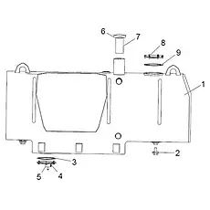 Oil Drain Core - Блок «Fuel Tank Assembly»  (номер на схеме: 4)