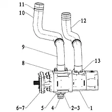 Adapter S1CFL-45-20 - Блок «Pump Group-Adapter»  (номер на схеме: 4)