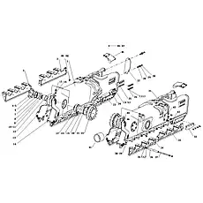 Bolt M20×50 - Блок «Track Roller Frame Assembly»  (номер на схеме: 4)