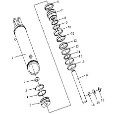 TURNING OIL CYLINDER (R.H.)