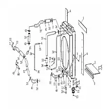 BOLT M20*110 - Блок «Система охлаждения (для SHANGCHAI)»  (номер на схеме: 14)
