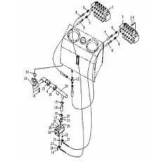 O-RING - Блок «Гидравлический трубопровод в сборе»  (номер на схеме: 10)