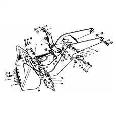 Bolt M20X65 - Блок «Рабочий инструмент в сборе»  (номер на схеме: 3)