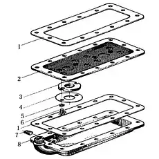 sealing pad - Блок «Масляный поддон в сборе»  (номер на схеме: 1)