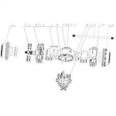 Bolt M10x20 - Блок «Axle Assembly (Meritor)»  (номер на схеме: 4)