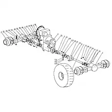 Rear drive axle C216BSD - Блок «Drive System»  (номер на схеме: 3)
