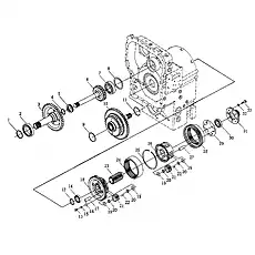 Ring gear - Блок «Gearbox Assembly 3 (370801)»  (номер на схеме: 28)