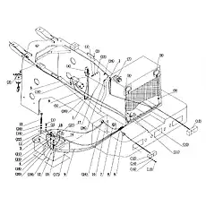 Sanyu rear lamp - Блок «Rear Frame Wiring (Weichai Engine) 2»  (номер на схеме: (12))