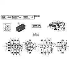 SPOOL - Блок «R0010132 CONTROL VALVE GROUP»  (номер на схеме: 25)