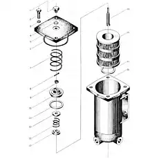 SPRING - Блок «0A19150 Фильтр тонкой очистки»  (номер на схеме: 13)