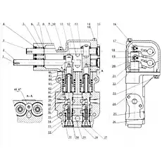 KEY 4X16 - Блок «0F40013 Рулевой клапан управления»  (номер на схеме: 1)