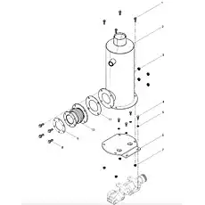 Turbocharger washer - Блок «Muffler binding group»  (номер на схеме: 9)