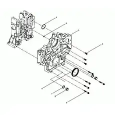 О-ring 288730061 - Блок «A103-4110001014 Группа синхронизации коробки передач»  (номер на схеме: 2)