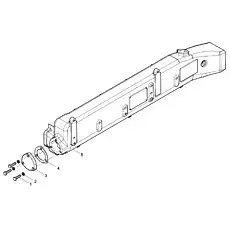 Intake manifold - Блок «Air inlet pipe assembly»  (номер на схеме: 5)