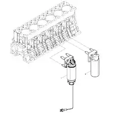 Fuel fine filter assembly - Блок «Fuel Filter Group»  (номер на схеме: 2)