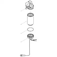 Element of primary fuel filter - Блок «Primary fuel filter»  (номер на схеме: 2)