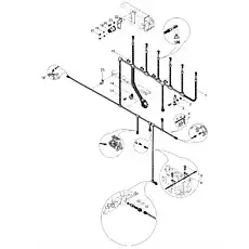 Bracket - Блок «Electronic Control System Harness and Sensor Group»  (номер на схеме: 22)