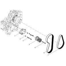 Tensioner and Belt Assembly