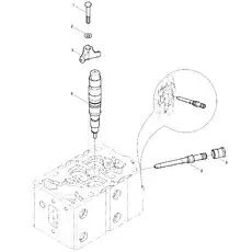 Fuel Injector - Блок «Fuel Injector Group»  (номер на схеме: 4)
