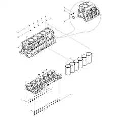 Hexagon Screw Plug - Блок «Engine Block Group»  (номер на схеме: 2)