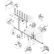 Hexagon Head Bolt - Блок «Electronic Control System Harness and Sensor Group»  (номер на схеме: 13)