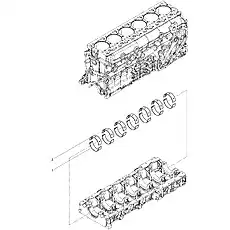 Main Bearing Upper Shell - Блок «Main Bearing Group»  (номер на схеме: 2)