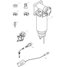 Adapter-urea hose - Блок «Parts Kit Assembly»  (номер на схеме: 4)