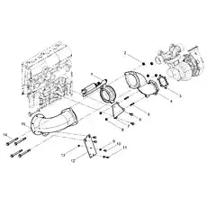 Exhuast mainfold brake - Блок «Rear Exhaust Manifold Group»  (номер на схеме: 1)
