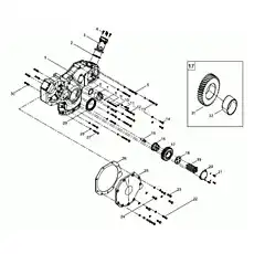Screw 90003800472 - Блок «Cylinder block front cover group A103-4110002247»  (номер на схеме: 12)