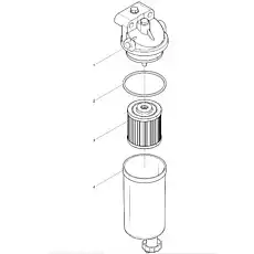 Sealing ring - Блок «Fuel filter-water separator»  (номер на схеме: 2)