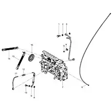 Hose nipple - Блок «Injection pump assembly»  (номер на схеме: 12)