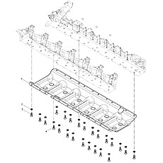 Engine Block Reinforcing Plate Group