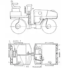 Болт - Блок «Электрическая система 3В0055»  (номер на схеме: 21)