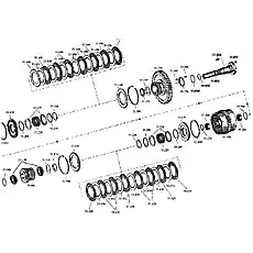 In. frictional disc S=1.5 - Блок «K4+K3  Clutch Assembly 2»  (номер на схеме: 432)